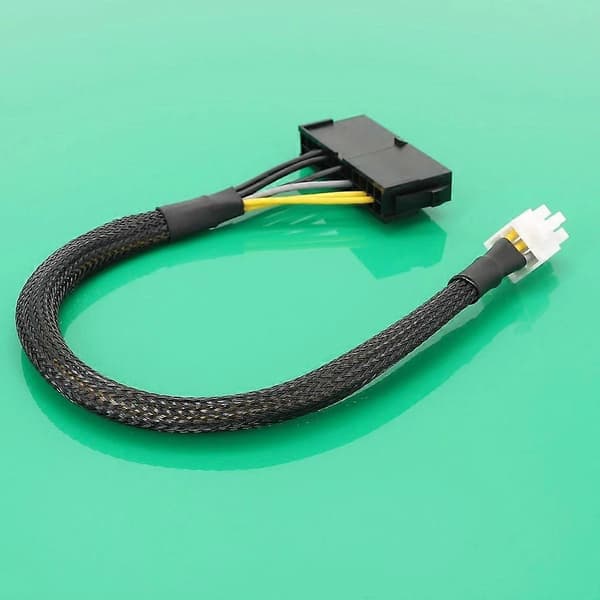 【2F】ATX Standard 24-pin hunn til 6-pin hann intern strømforsyningsadapterkabel B