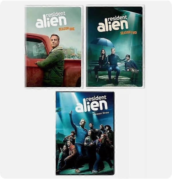 RESIDENT ALIEN: Den komplette serie, sæson 1 2 3 (9DVD)