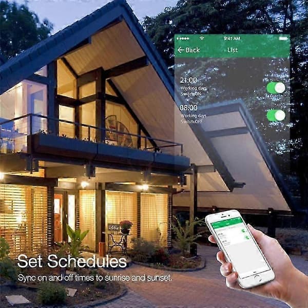 Tuya WiFi Smartkontakt EU 16A/20A med Strømovervåking Smartplugg Uttak