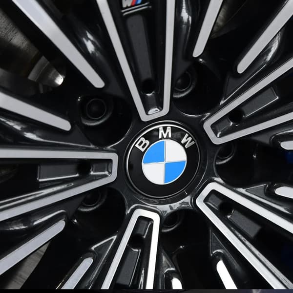 4-pak BMW Centerkapsler / Hjulkapsler Emblem 68mm Blå/Vit