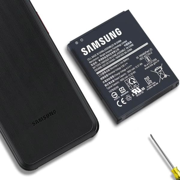 Internt batteri - SAMSUNG - Xcover 6 Pro - 4050mAh - Lithium-ion - Sort Svart
