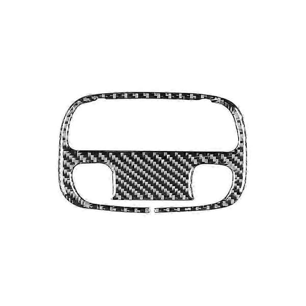 Karbonfiber for 2009 2010 2011 Bil Front Leselys Ramme Deksel Trim Interiørtilbehør B
