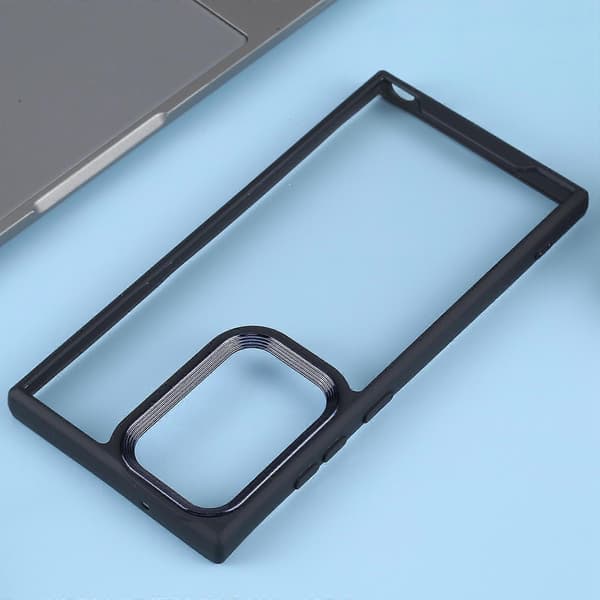 (Ny) För Samsung Galaxy S23 5G Galvanisering Hawkeye Telefonfodral med snodd Black
