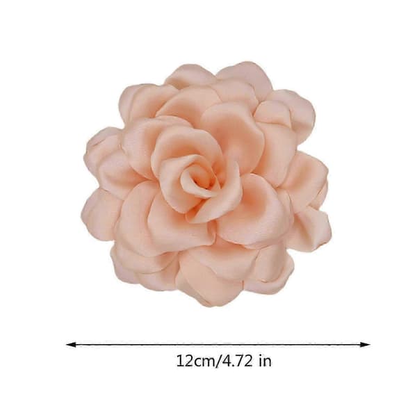 Unik Kavajblomma Nål Prydnad med Chic Snöbuddesign Pink