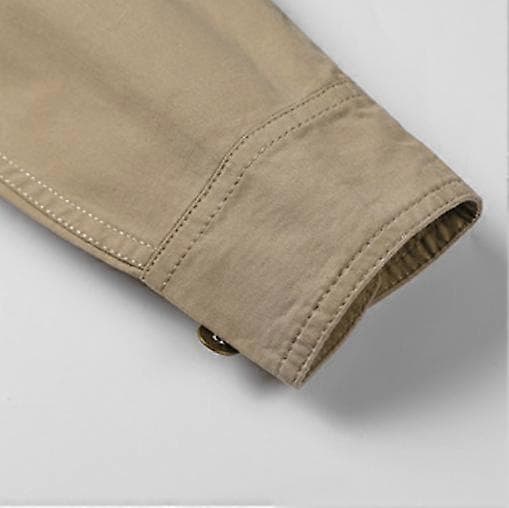 Arbeidsskjorte med lange ermer for menn (S-4XL) white 2XL