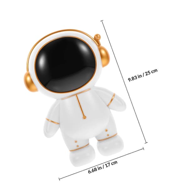 [2F]Spaceman Spargris Astronaut Spargris Leketøy Astronaut Figur Ornament for Gutter Jenter