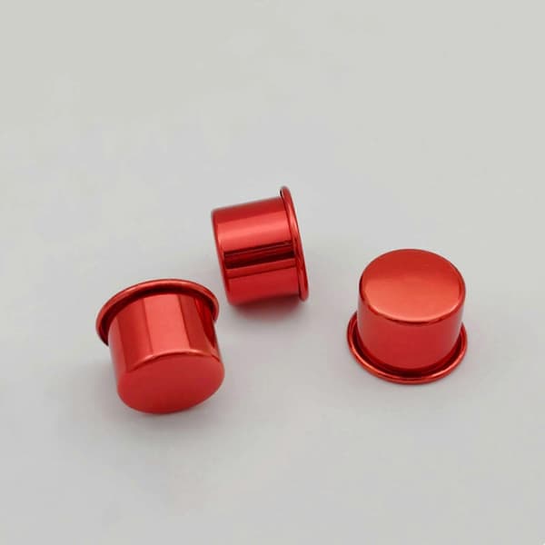 hg 20 stk. metall lysestake bord lyskopp til Thanksgiving peismiddag sølv [2F] Red