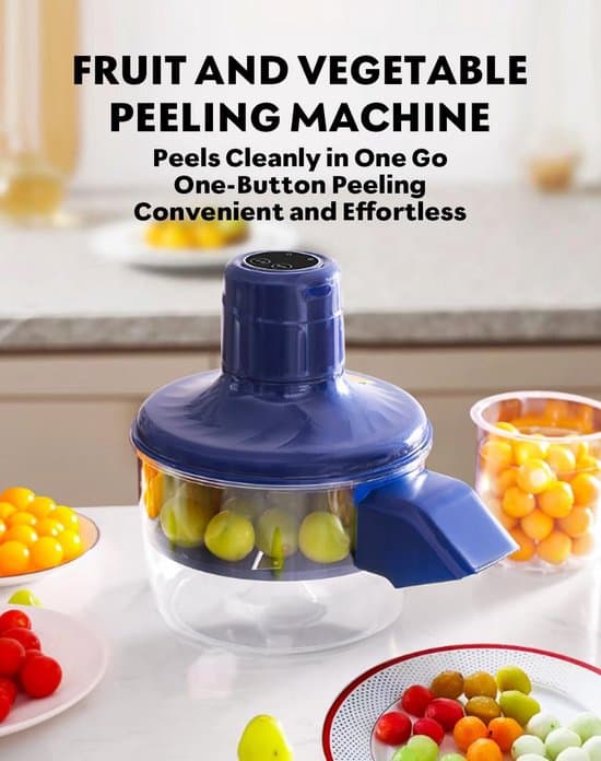 Electric Vegetable Peeler - 3-in-1 USB Rechargeable Mini Fruit and Potato Peeler
