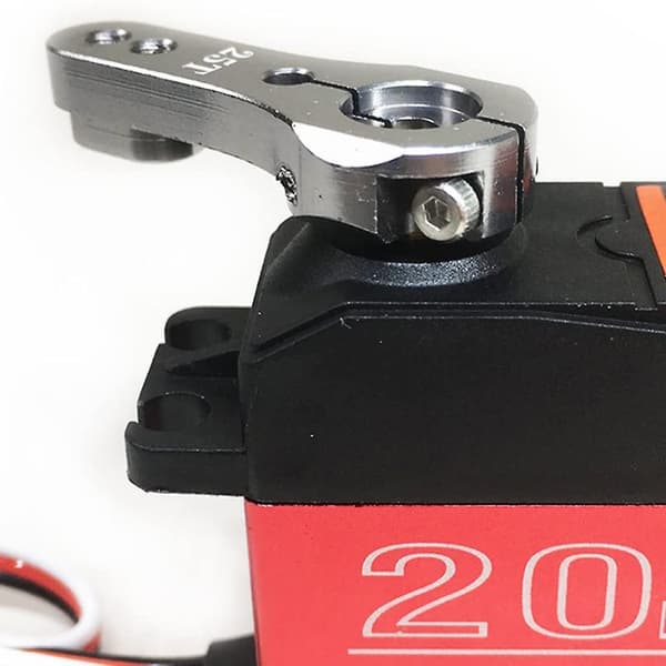 20 kg kjerneløs digital servomotor Hv 6,8 V kobber+aluminiumsgir