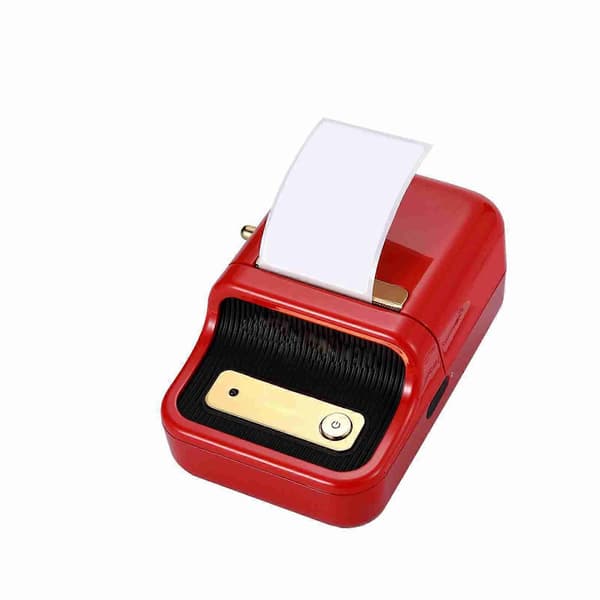 【2F】Etiketprinter Bærbar Bluetooth Etiketmaskine til Kontor Skole Hjem