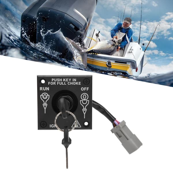 [2F]Johnson BRP Evinrude perämoottorin virtalukko avaimilla