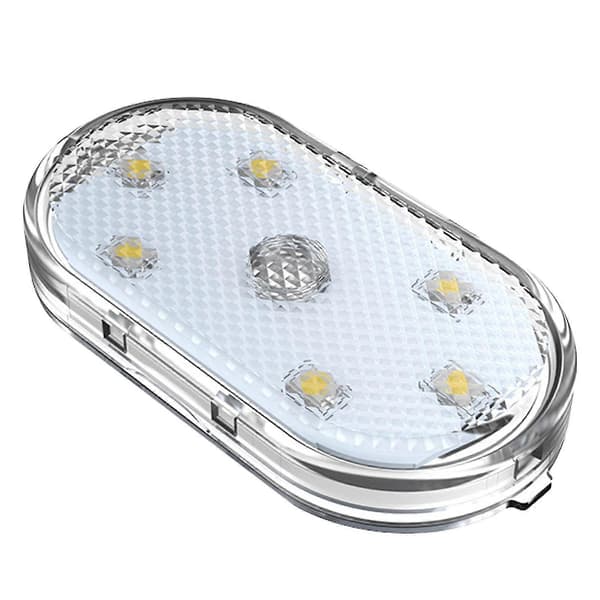 Bil loftslampe Touch Control USB-opladning Mini Kompakt Billoftslampe LED Læselampe Blå
