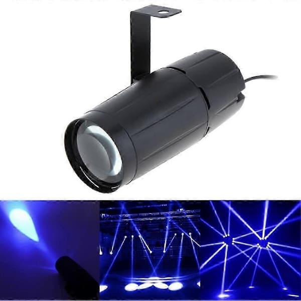 LED Lysstråle Pinspot Belysning Spotlight Supersterk Lampe Speilkuler Fest Disko Sceneeffekt P Red