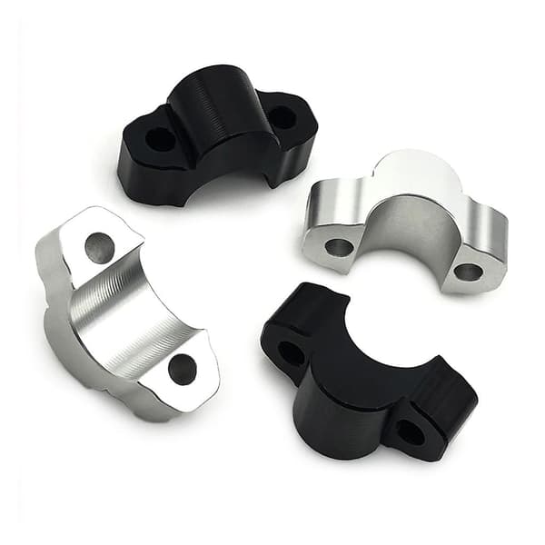 Styrfäste Fat Bar Mount Klämmor Risers Adapter för Tenere 700 2019-2023 Silver