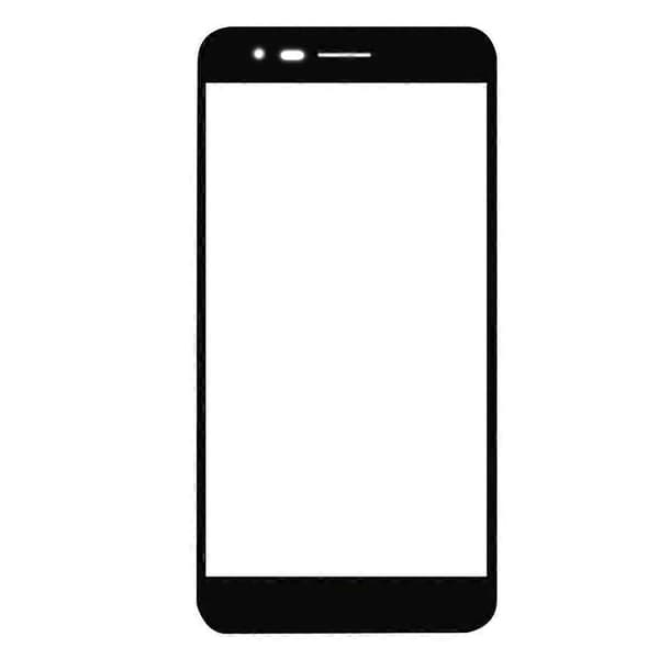 (Ny) Främre yttre glaslins för LG K4 2017 / M160 (Svart) Black
