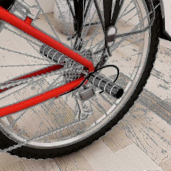2 par aluminiumslegering cykelpinde bageste stuntpinde passer til 3/8 tommer aksler, sort Black blue