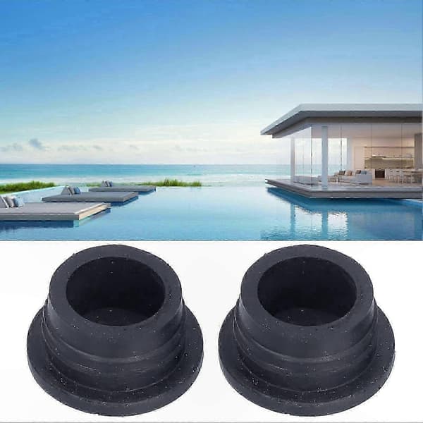 2-pack poolstegsgummibuffertar, säkerhetsskydd kompatibla med utbyte av poolsteg