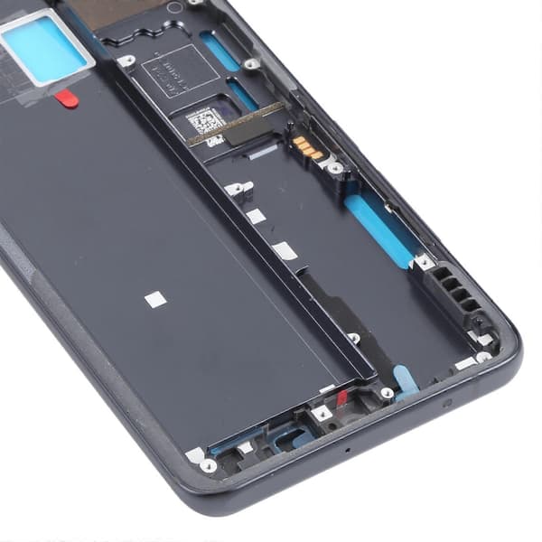 (Ny) Frontdeksel LCD-ramme for Xiaomi Mi Note 10 Lite M2002F4LG, M1910F4G Black