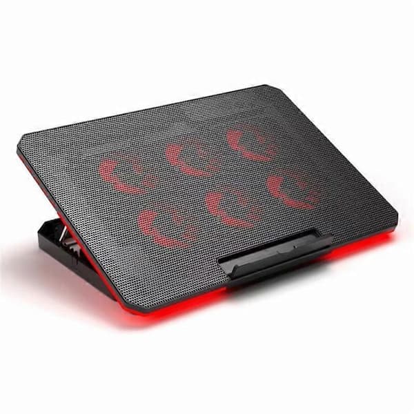 X8 Justerbar Höjd Notebook Kylare Vikbart Laptopställ 6 ARGB Fläktar Kylplatta Inte angivet