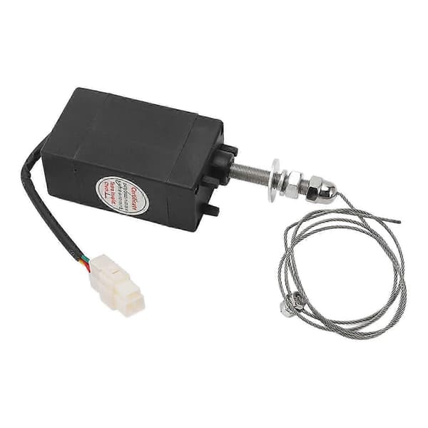Dieselmotor Stopp Solenoidventil Servomotor Kontroll Generator Avstengnings Solenoidventil Strøm PÅ NO 24V