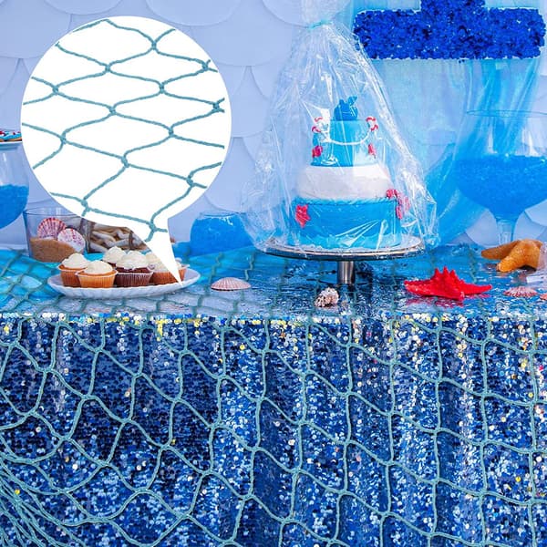 2 stk. fiskenettdekorasjon havfrue undervannsfest
