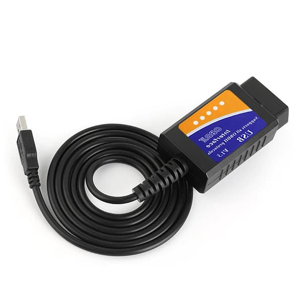Forscan ELM327 USB-modificeret OBD2-scanner V1.5 MS-CAN HS-CAN fejlkodelæser til Ford.