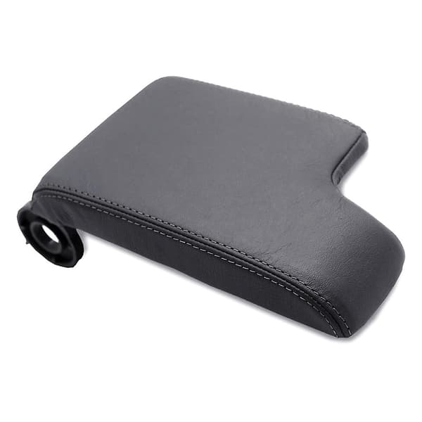 Midtkonsoll armlene lokk deksel syntetisk skinn erstatning - for E46 01-06 Black