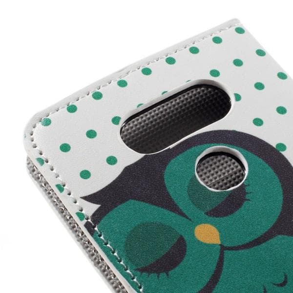 Plånboksfodral LG G5 – Prickigt med Uggla—dt animals and animal patterns