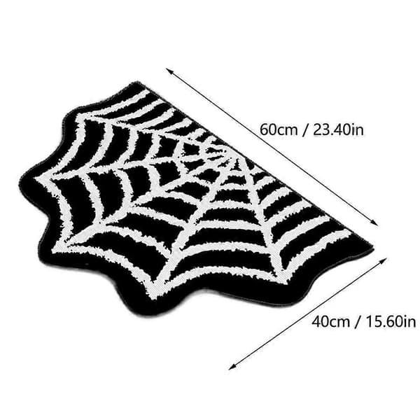 Halloween Bad Absorberende Matte Vaskbar Spindelvev Gotiske Tepper Gresskar Z4S1