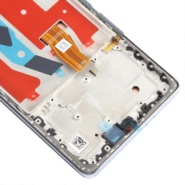 (Ny) For Honor Magic5 Lite KOMPATIBEL LCD-skjerm Digitizer komplett montering med ramme Silver