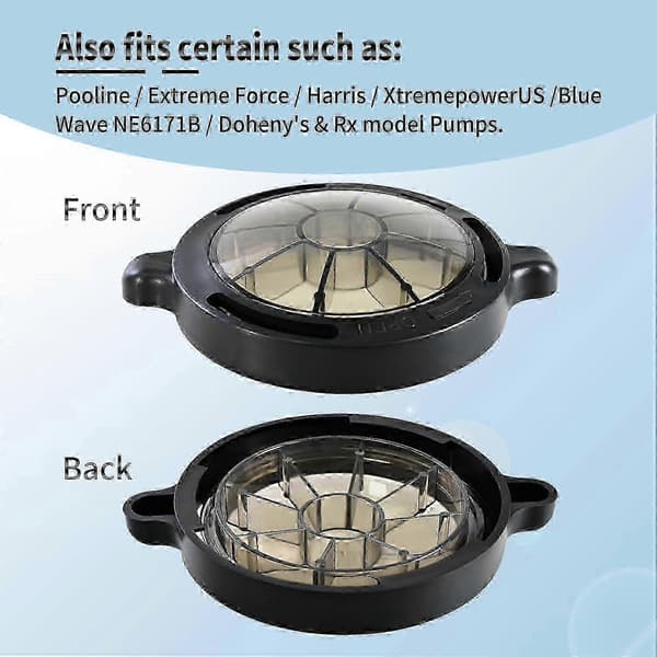 【2F】Erstatningspumpe lokk med O-ring for Splapool Pureline Deluxe-serien