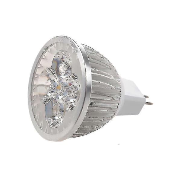 4 * 1W GU5.3 MR16 12V lämmin valkoinen LED-lamppu