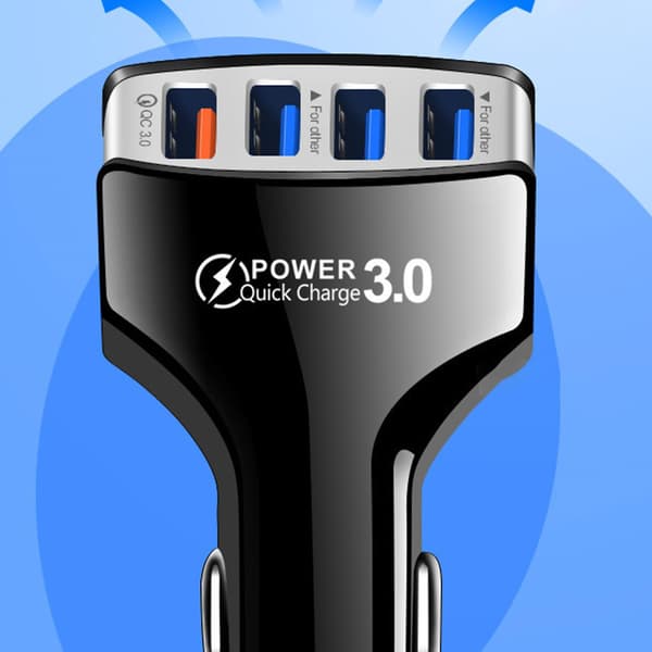Fire USB Type-C bærbar PC nettbrett telefon billader 12W ladeadapter hurtiglading Black