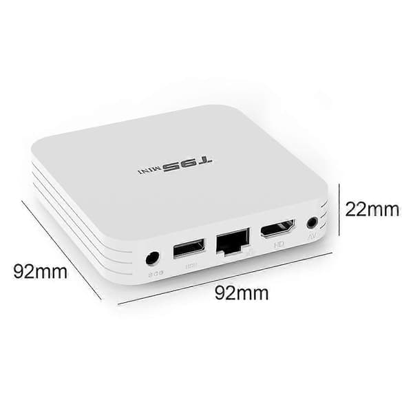 T95MINI 4K HD nettverks-TV-dekoder, 1 GB + 8 GB AU-plugg Not Specified