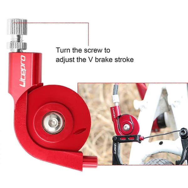 LitePro V-bremseadapter P6e1 for sykkel - Sølv