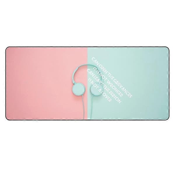 (Ny) 400x900x2mm AM-DM01 Gummi Håndleddsbeskyttelse Anti-skli Kontor Studie Musematte 28
