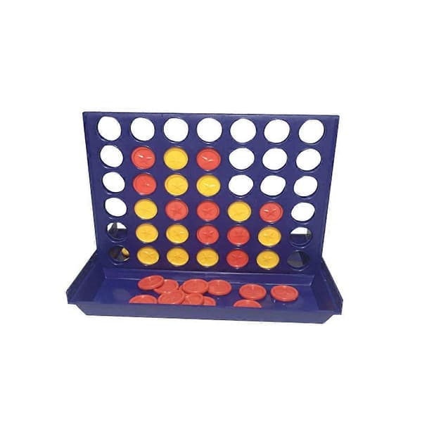 Fickbrädspel hopfällbart färgglatt schackbräde Connect bärbart plast Connect-spel, 17816[2F]