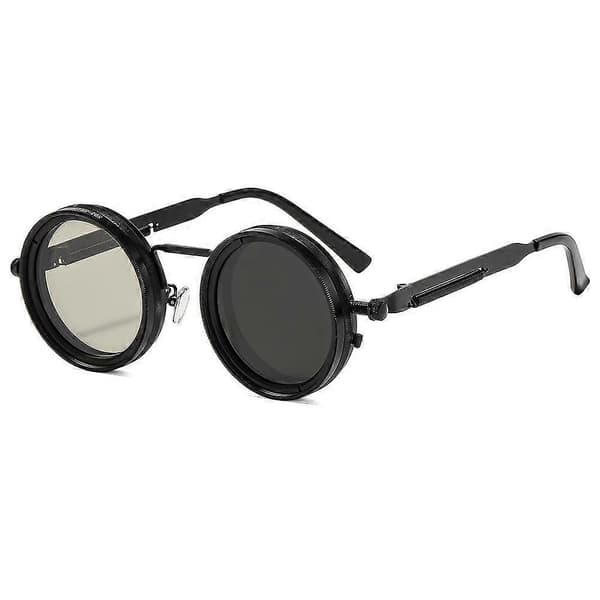 Visionguard NF Solbriller, Visionguard ND Filter Solbriller, Punk Krysspeil—2f Silver
