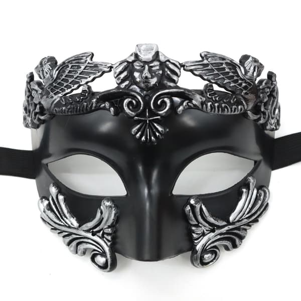 st Egyptiska män forntida grekiska romerska krigare halvmasker Venedig Halloween sminkbal