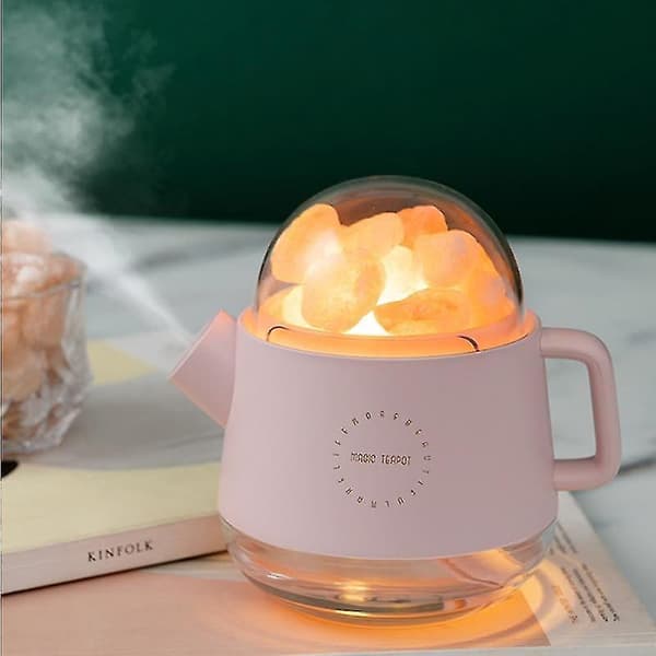 [2F]Bærbar krystall aromaterapi luftfukter USB trådløs vannkoker aromaolje diffuser|luftfukter