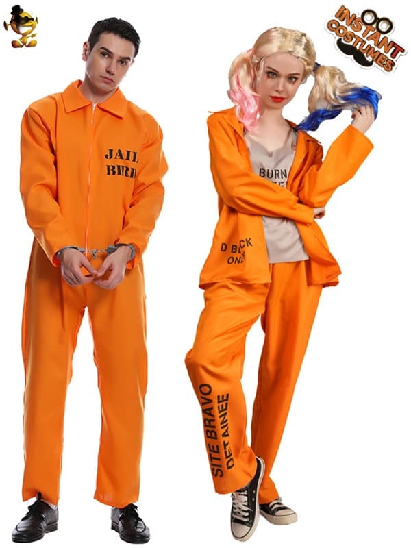 Fengselsdrakt, oransje fangedrakt til menn - Perfekt menn men But L