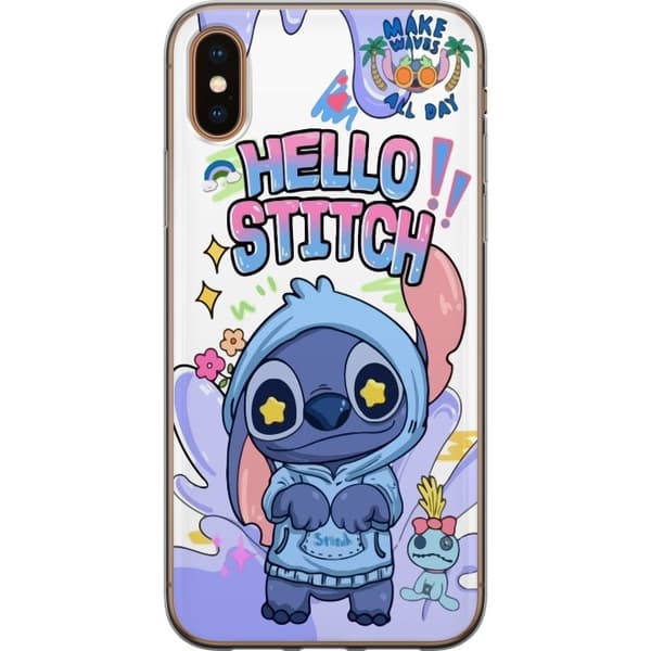 [2F]Kompatibelt mobilcover til Apple iPhone X Stitch Mobildeksel