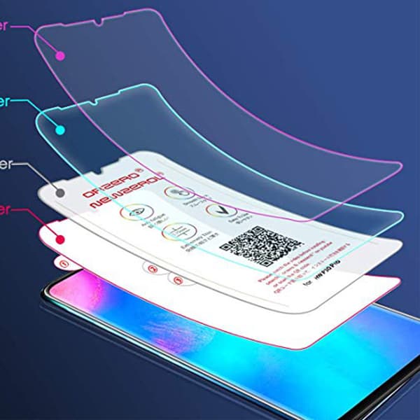 [2F]Front & Bak P30 Pro 3-PAKNING Skjermbeskytter 9H Nano-Myk Transparent transparent