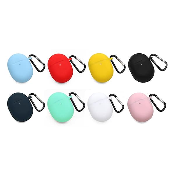 Mykt silikondeksel Mini støtsikker helkroppsbeskyttelse for Pixel Buds Pro Light blue