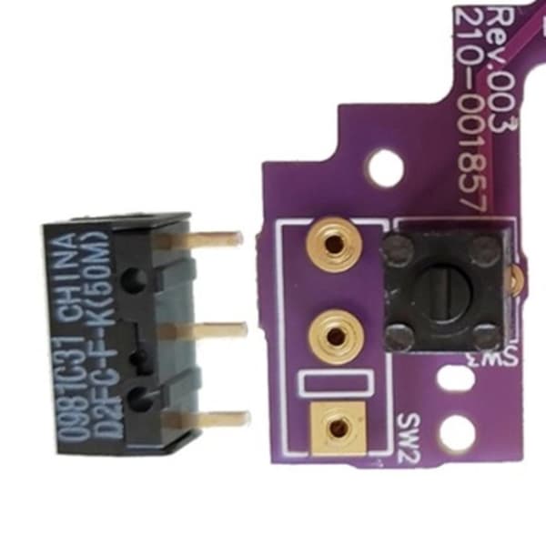Mus øvre hovedkort Hot Swap mikrobryterknappkort for G Pro Wireless B