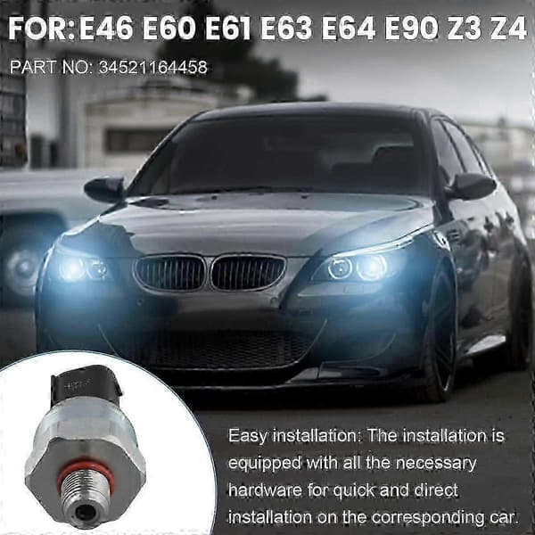 2 st bromsoljetryckssensorbrytare kompatibel med E46 E60 E61 E63 E64 E90 Z3 Z4 34521164458 Ersättning