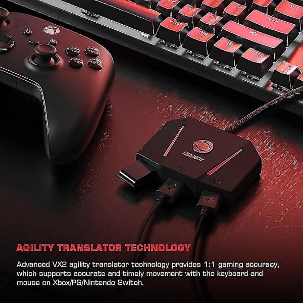 [2F]LEADJOY VX2 AimBox Tastatur- og museadapter 2024