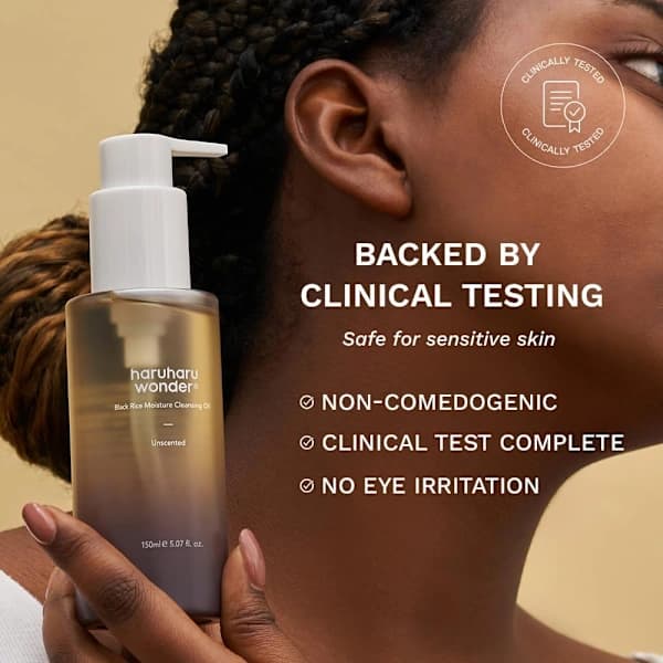 [2F]Black Rice Moisturizing Cleansing Oil — Dobbel Rens, Daglig Sminkefjerner, Pore-rensende Olje