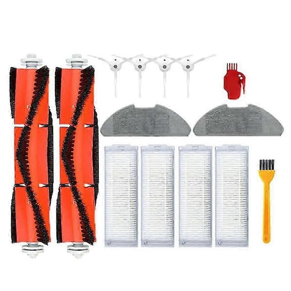 Til Mop 2 Pro / Mop 2 Lite / MJST1SHW / MJSTL Hepa Filter Moppeklud Hoved Sidebørste Støvsuger