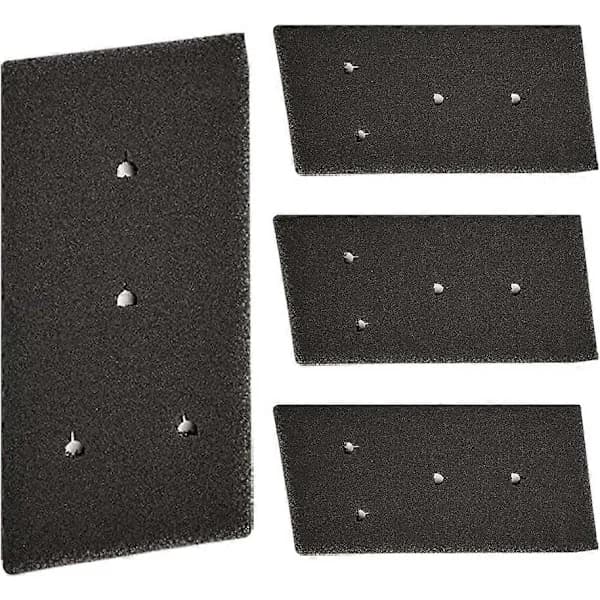 [2F]stk. Svampefilter til Whirlpool, Tørretumbler Filter Måtte 481010716911 23*11.5cm